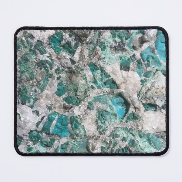 Item preview, Gem Chrysocolla in Quartz matrix designed and sold by jeannius.