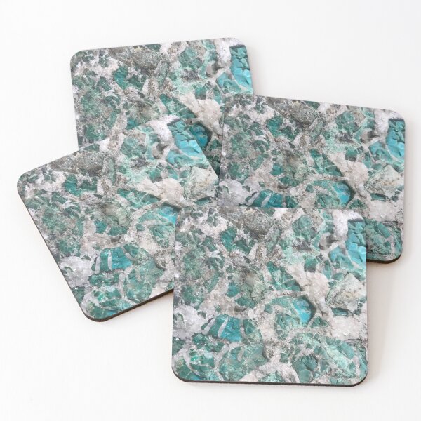 Item preview, Gem Chrysocolla in Quartz matrix designed and sold by jeannius.
