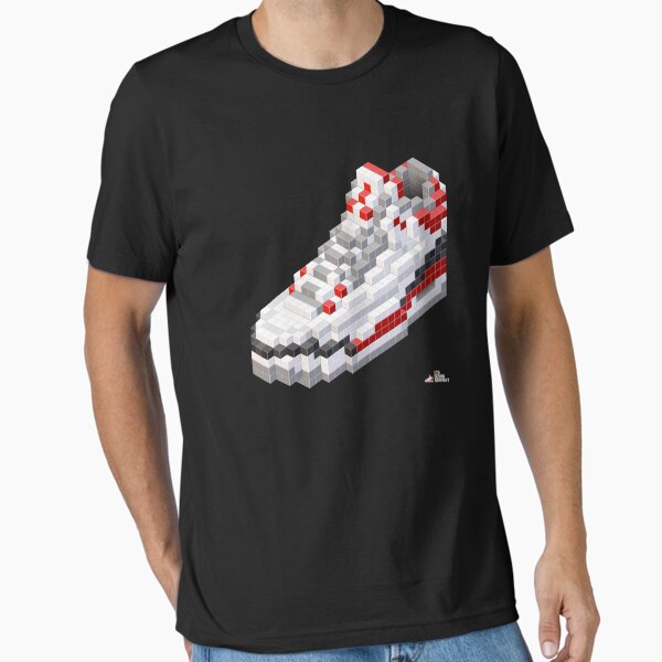 3D 8-bit basketball shoe 3 Essential T-Shirt