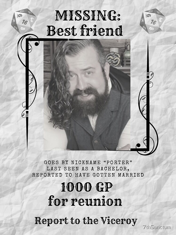 "Porter Wanted Poster" Sticker for Sale by 7thSanctum Redbubble