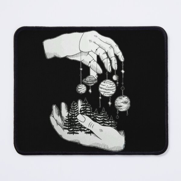 Item preview, Hands hold trees and planets designed and sold by Plastic1997.