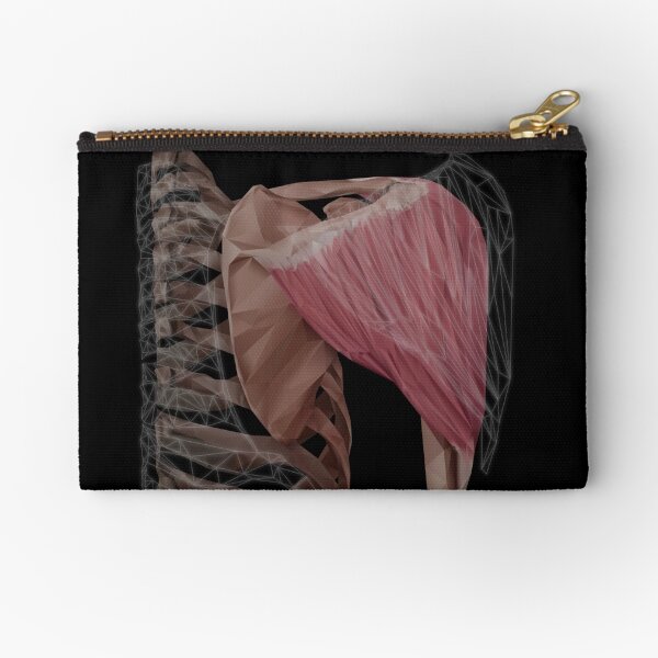 a deltoid to lean on Zipper Pouch
