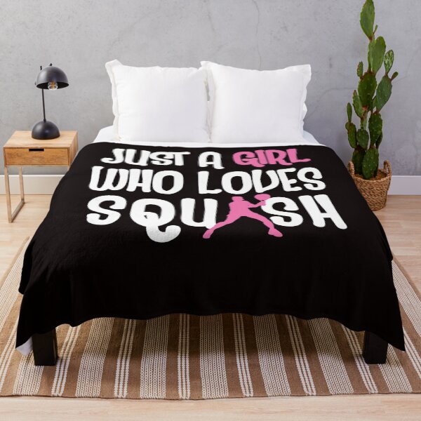 Item preview, Girl Who Loves Squash Player Indoor Tennis Match Court Coach designed and sold by TomGiantDesigns.