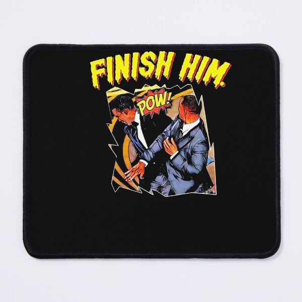 Item preview, Keep My Wife’s Name Out Of Your Fucking Mouth Funny FINISH HIM  Will Smith Smack Parody designed and sold by POPCulturejb.