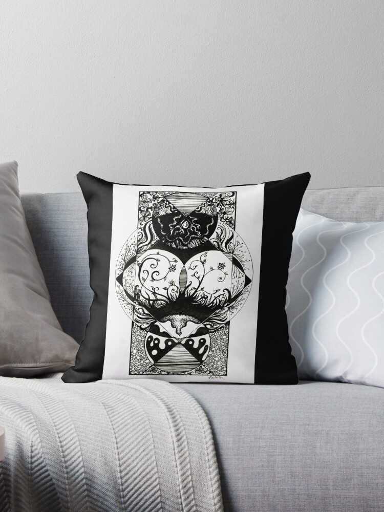 Thumbnail 1 of 3, Throw Pillow, Tranquility designed and sold by Danielle Scott.