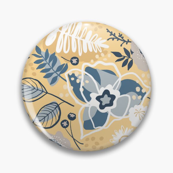 Item preview, Coastal Boho Floral Yellow designed and sold by SarahTreu.