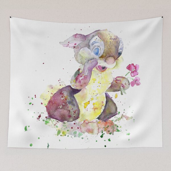 Item preview, Bunny With flowers designed and sold by salomemika.