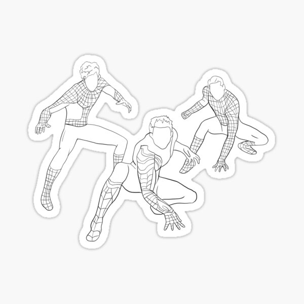 Spiderman Superhero 3 STICKER Adult Stickers Funny -  Denmark