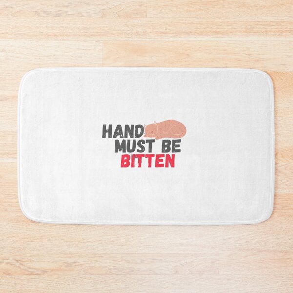 Item preview, Hand Must Be Bitten kitten lover cat bite hands designed and sold by Magicalair.