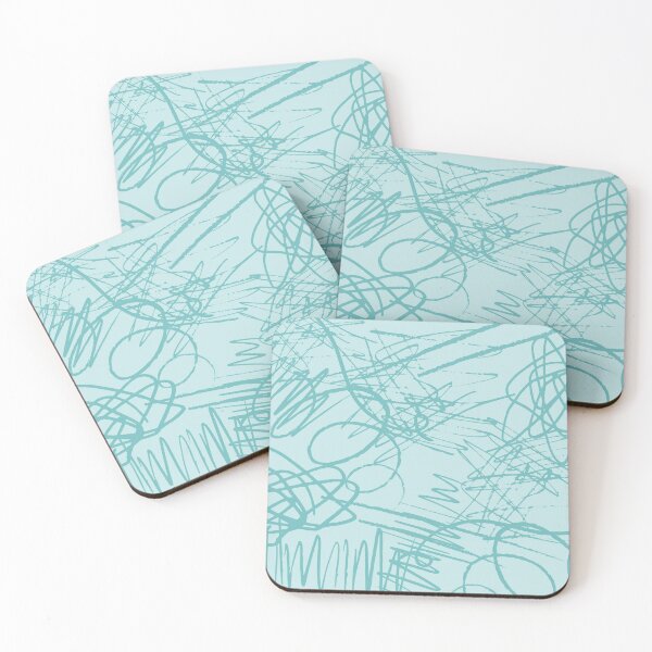 Item preview, Abstract Scribbles - Blue designed and sold by chayse-holden.