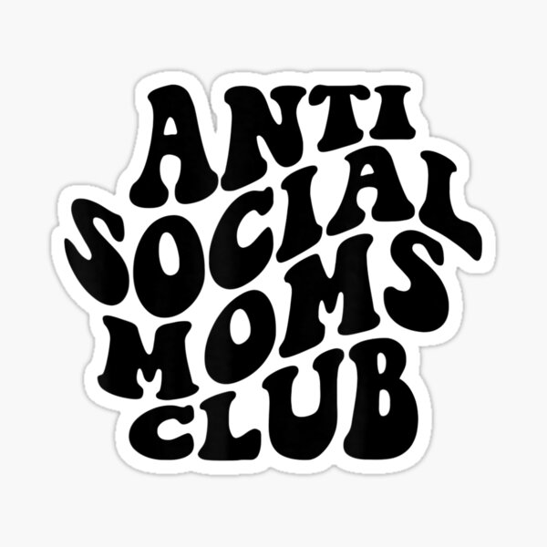  UniqueClothing Anti Social Moms Club Hoodies - Funny Mama Hoodie,  Mama Life Hoodie For Women S Black : Clothing, Shoes & Jewelry