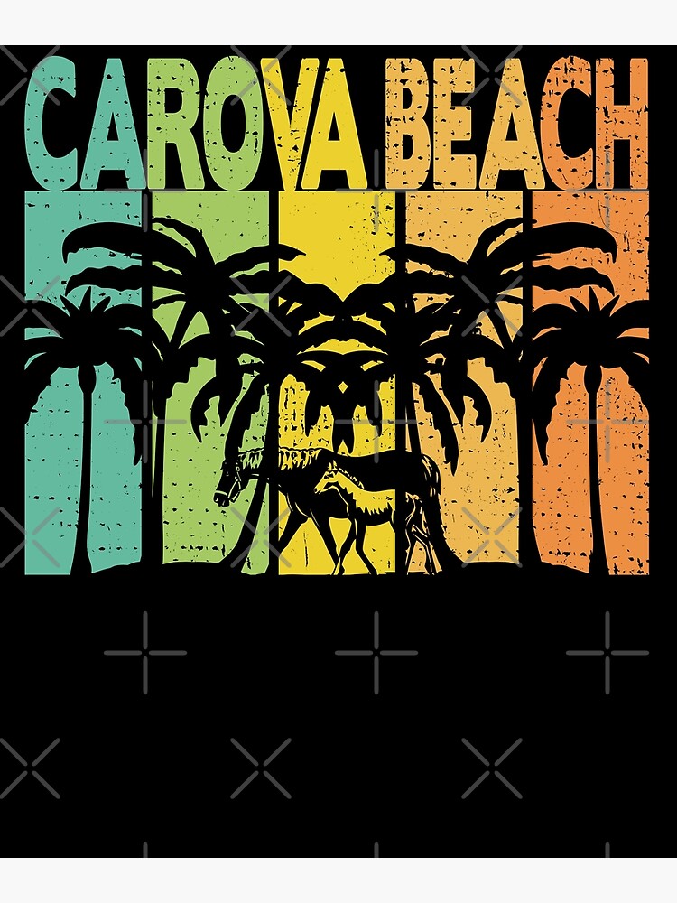 "Carova Beach Horses" Poster for Sale by phys Redbubble