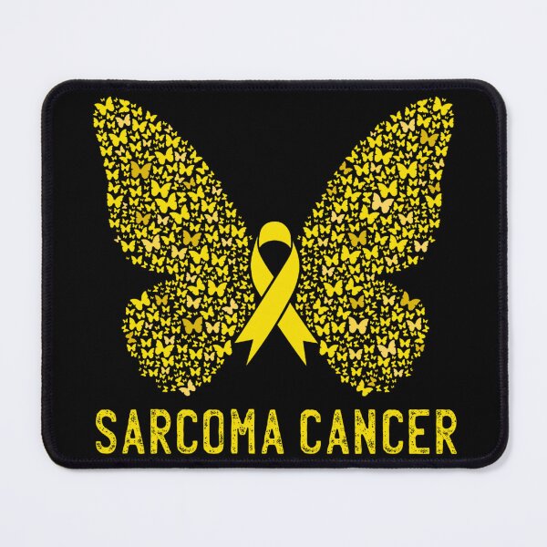 Item preview, Butterfly Sarcoma Cancer Awareness Yellow Ribbon Support designed and sold by maximjki.