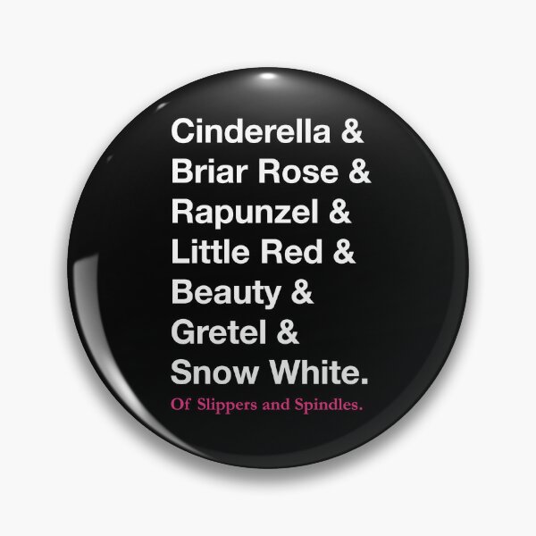 Item preview, Fairy Tale Heroines Ampersand - Of Slippers and Spindles Podcast Merch designed and sold by ofslippers.
