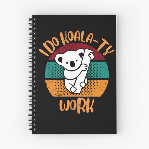 Item preview, I Do Koala-ty Work Funny Koala Vintage Retro designed and sold by S-JDesigns.