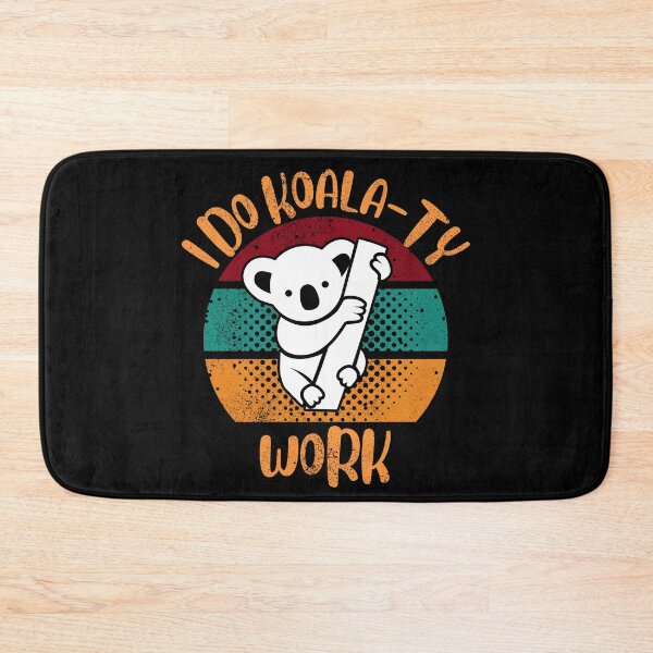 Item preview, I Do Koala-ty Work Funny Koala Vintage Retro designed and sold by S-JDesigns.