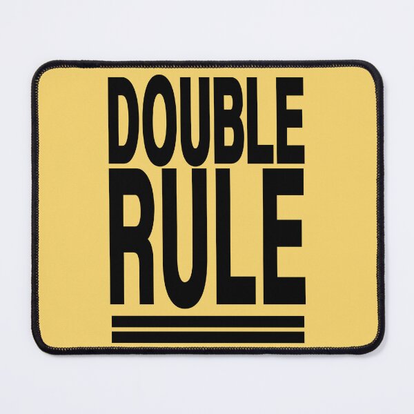 Item preview, Double Rule - Black designed and sold by aeys.