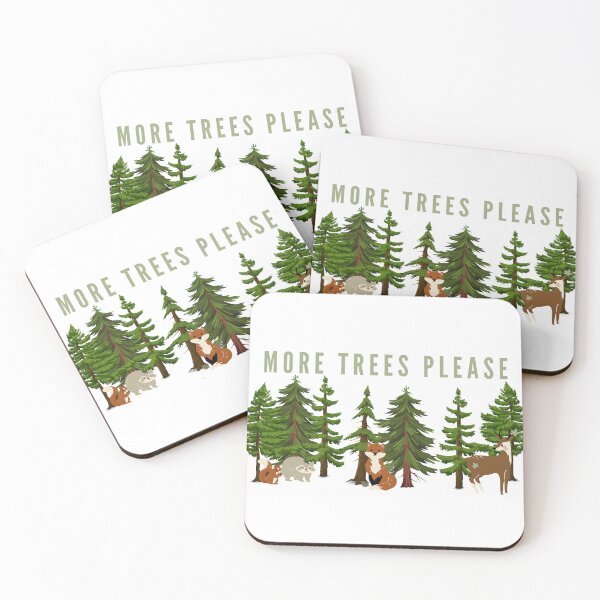 Item preview, More Trees Please Forrest Sticker designed and sold by Anne Brooke Art.