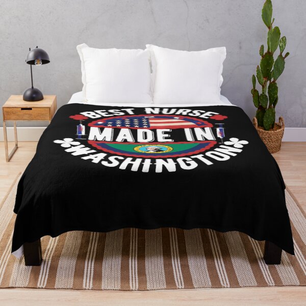 Item preview, Best Nurse made in Washington funny design designed and sold by Marmion434423.