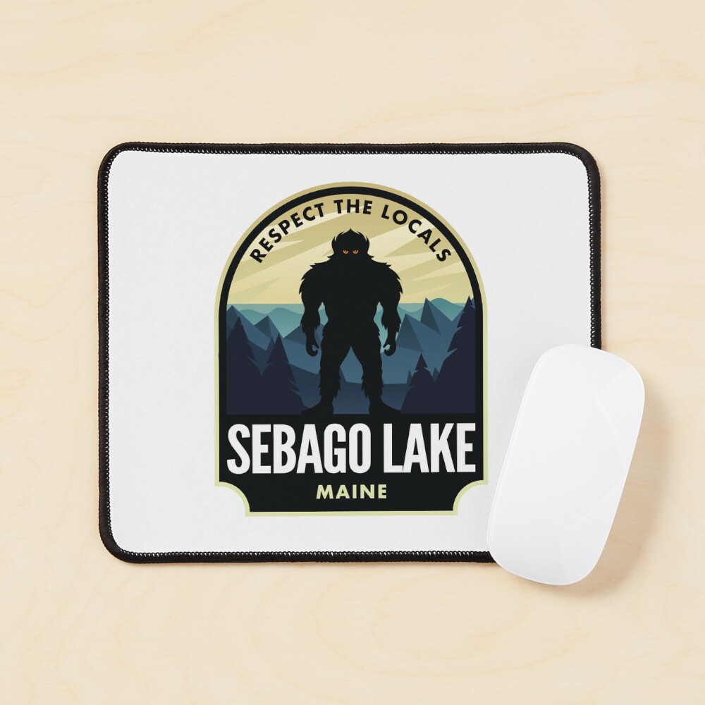 Sebago Lake Maine Bigfoot Sasquatch Sticker