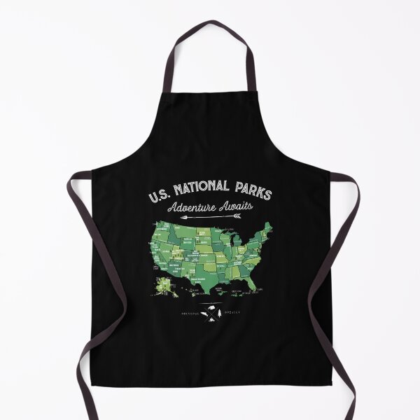 Item preview, 62 National Parks Map Gifts US Park Vintage Camping Hiking designed and sold by REDallayah.