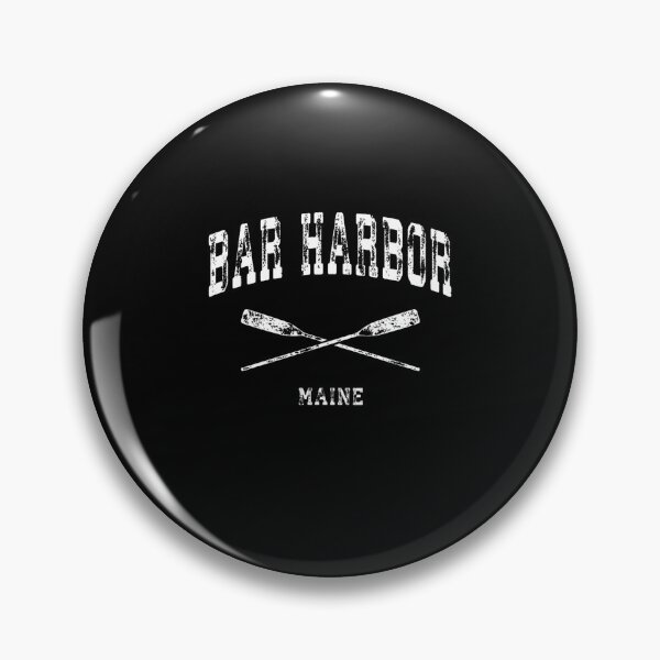 Item preview, Bar Harbor Maine Vintage Nautical Crossed Oars designed and sold by REDallayah.