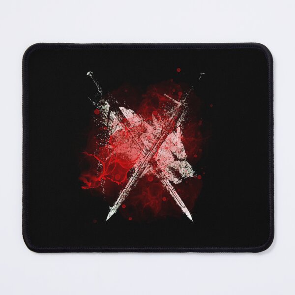 Item preview, The Wolf Crossed Swords - Red designed and sold by Fenay Designs.