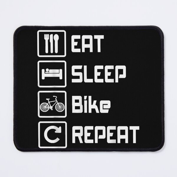 Item preview, Eat Sleep Bike Repeat Funny Biking Classic T-Shirt designed and sold by samirdari7.