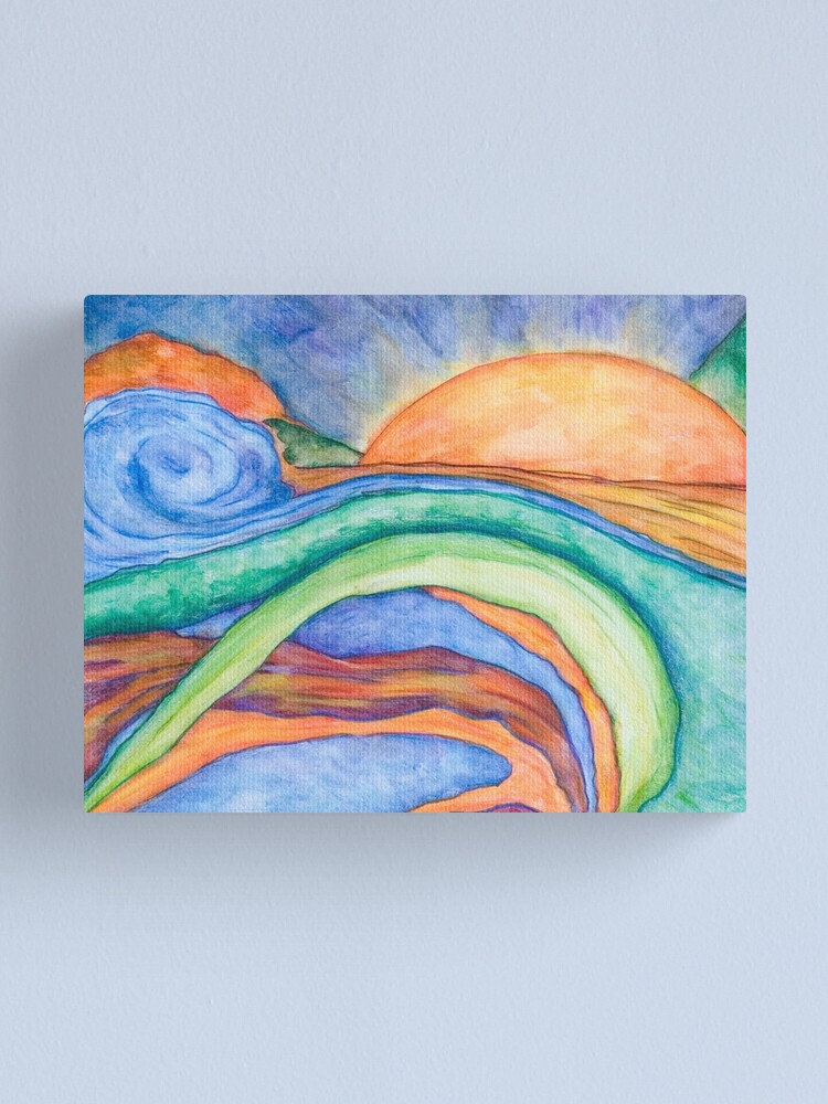 Alternate view of The Sunrise, Mixed Media Canvas Print