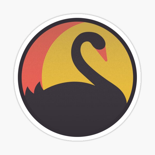 Perth Logo - Yellow & Red background Sticker