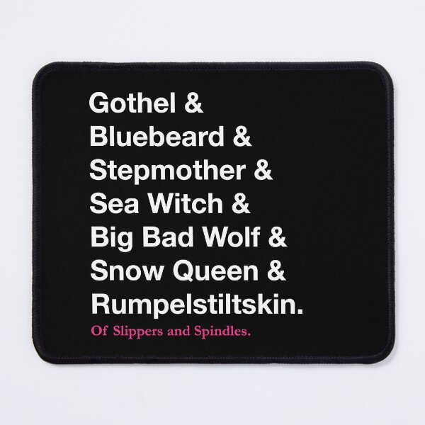 Item preview, Fairy Tale Villains Ampersand - Of Slippers and Spindles Podcast Merch designed and sold by ofslippers.