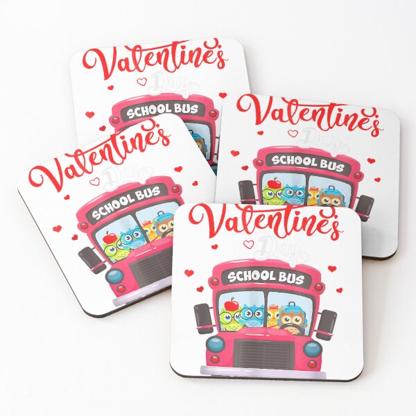 Item preview, Funny School Bus Driver Owls Valentine's Day Matching  designed and sold by senatoprtint.