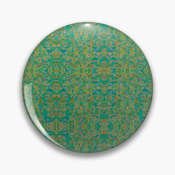 Item preview, Everglade Abstract Damask designed and sold by ZENDYtechSTYLE.