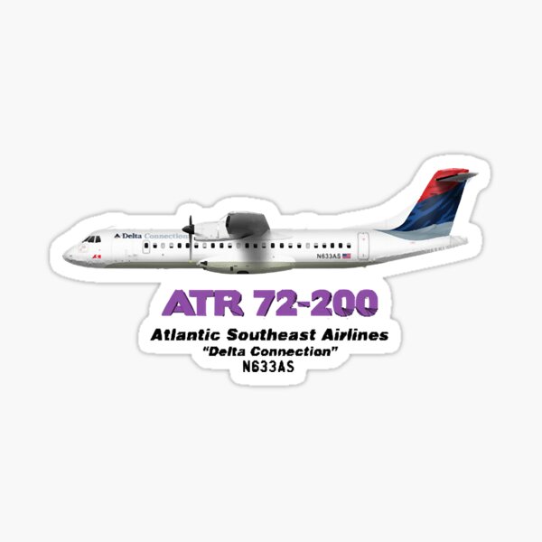 Aperçu de l'œuvre Avions de Transport Régional 72-200 - Atlantic Southeast Airlines Delta Connection créée et vendue par GtEGLHxC.