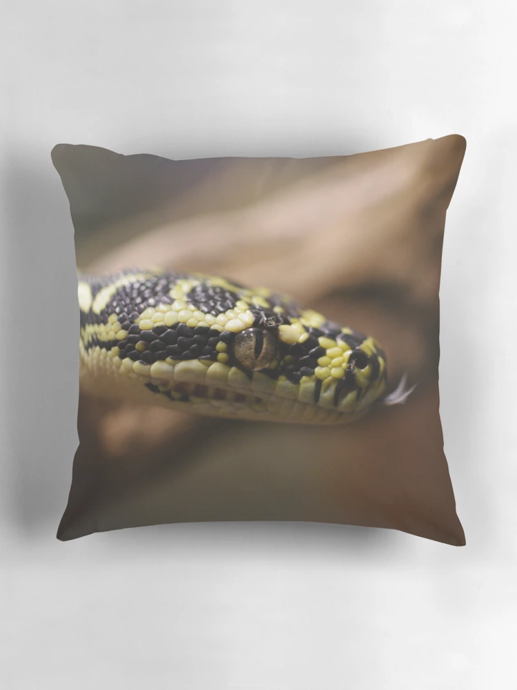 Thumbnail 3 of 4, Pillow, Diamond Python designed and sold by Liz Worth.