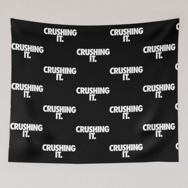 Item preview, CRUSHING IT. Fitted Scoop  designed and sold by WyCoVintageE.