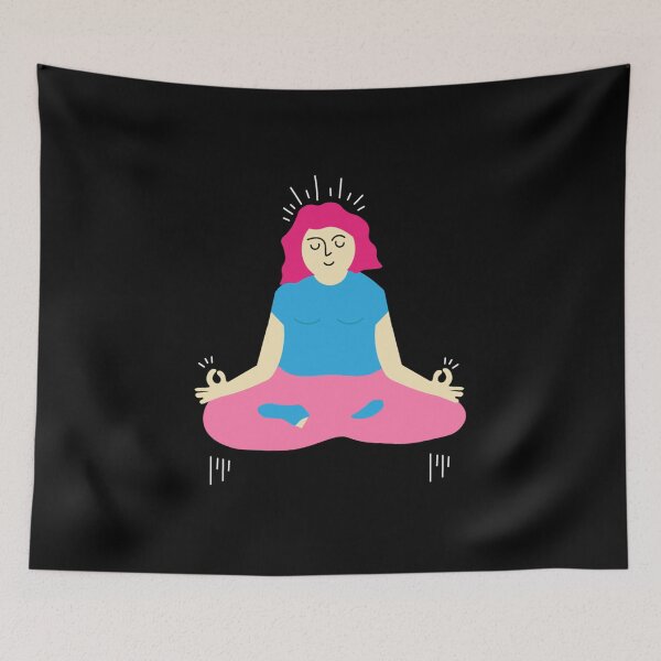 Item preview, Funny Meditation Gifts For Women - Mindfulness Mom - Meditation Women - Girls Meditating designed and sold by happygiftideas.