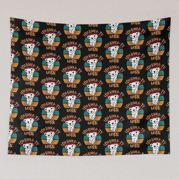 Item preview, I Do Koala-ty Work Funny Koala Vintage Retro designed and sold by S-JDesigns.