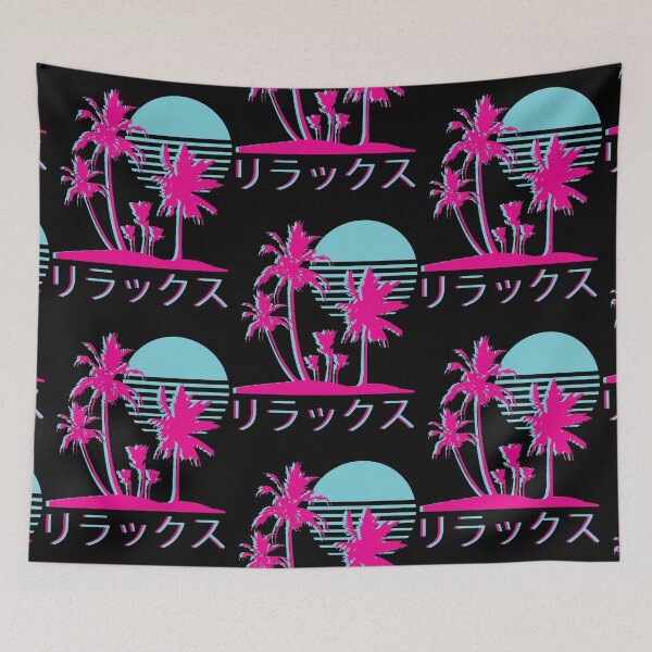 Item preview, Vaporwave Aesthetic  Neon Palms designed and sold by BlairHowell.