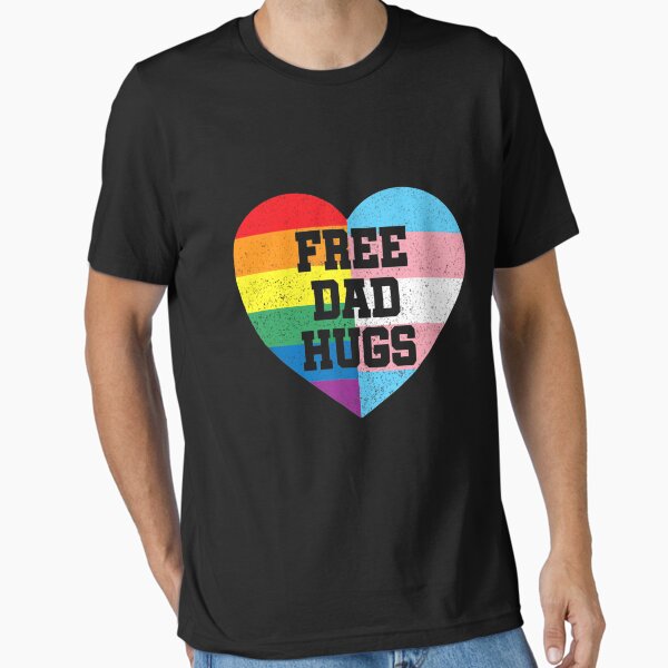 Item preview, Free Dad Hugs LGBT Pride Month 2022 LGBTQ designed and sold by JacquelineTees.