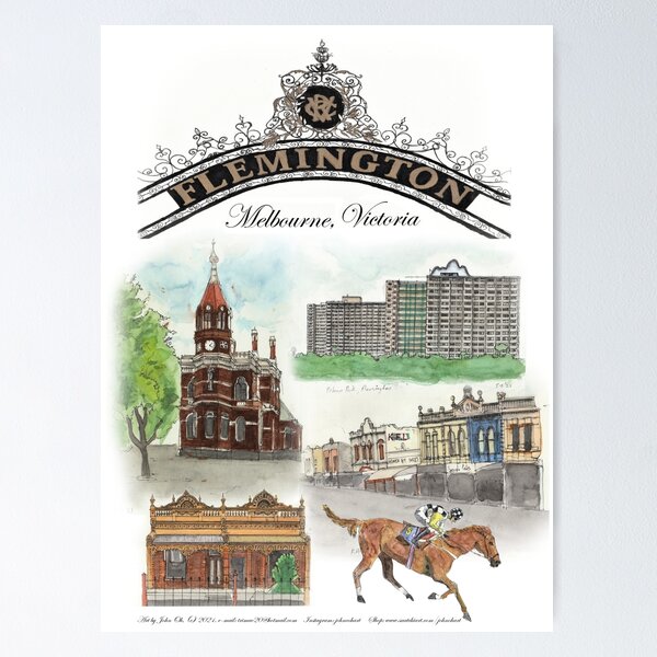 Item preview, Flemington Montage  designed and sold by johncoh.
