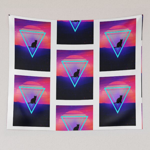 Item preview, Vaporwave Cat designed and sold by BlairHowell.