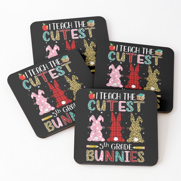 Item preview, I Teach The Cutest 5th Grade Bunnies Matching S Women  designed and sold by terrycar.