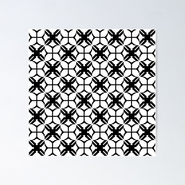 Item preview, Honeycomb Floral X Pattern designed and sold by JesCanon.