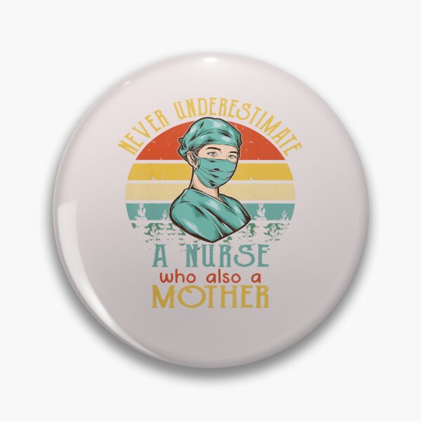 Item preview, Mothers Day Shirt Never Underestimate A Nurse Also A Mother designed and sold by queencrown.