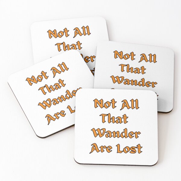 Item preview, Not All That Wander Are Lost - Typography Quotes designed and sold by Digitalme Designs.