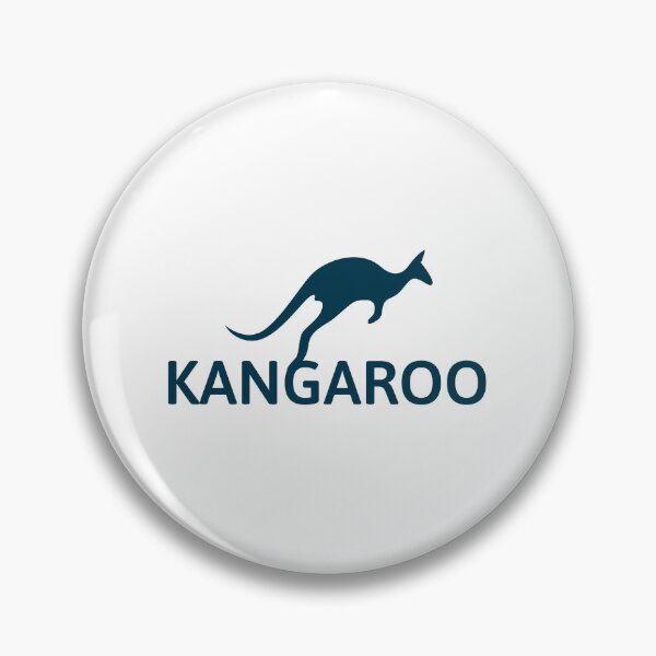Item preview, Blue Kangaroo Icon And Typography designed and sold by risingrocket.