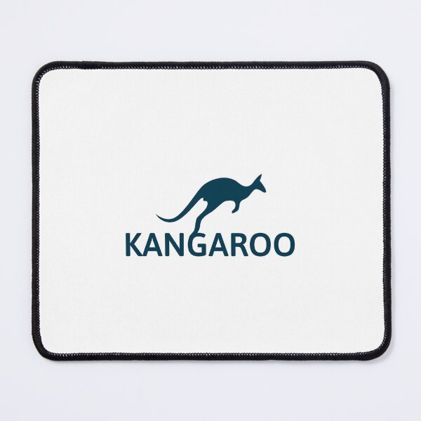 Item preview, Blue Kangaroo Icon And Typography designed and sold by risingrocket.