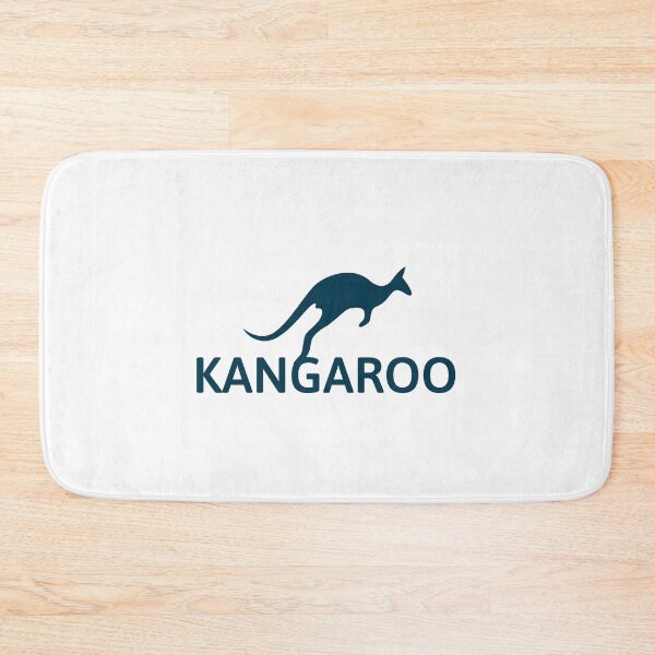 Item preview, Blue Kangaroo Icon And Typography designed and sold by risingrocket.
