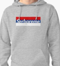 Serbpreme par wapow. Sweat à capuche